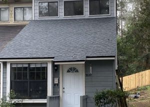 New roof installation on a residential home in Crawfordville, FL. Expert roofing crew completing sto.