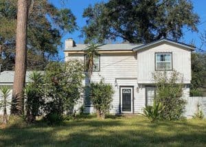 Roof replacement project on a Tallahassee home showing new roofing installation.