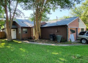 Roof replacement on a residential home in Crawfordville, Florida.