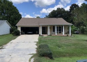 Roof replacement on a residential home in Crawfordville, FL by Roofs by PRO.