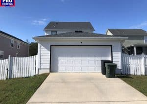 New roof installation on a residential home in Crawfordville, FL. Expert roofing contractors ensurin.