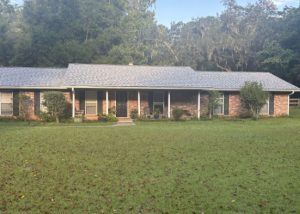 New roof installation on a residential home in Crawfordville, FL.