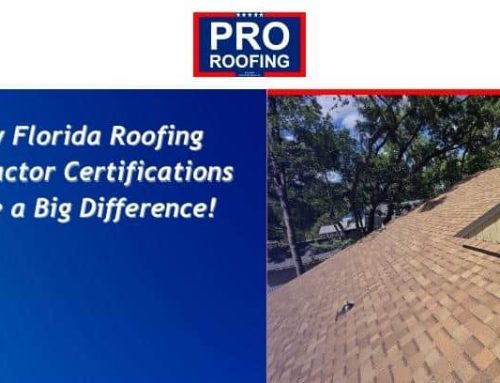 Why Florida Roofing Contractor Certifications Make a Big Difference!