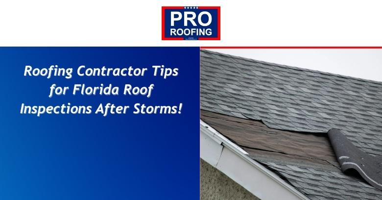 Close-up of a damaged shingle roof with a gutter in Florida.